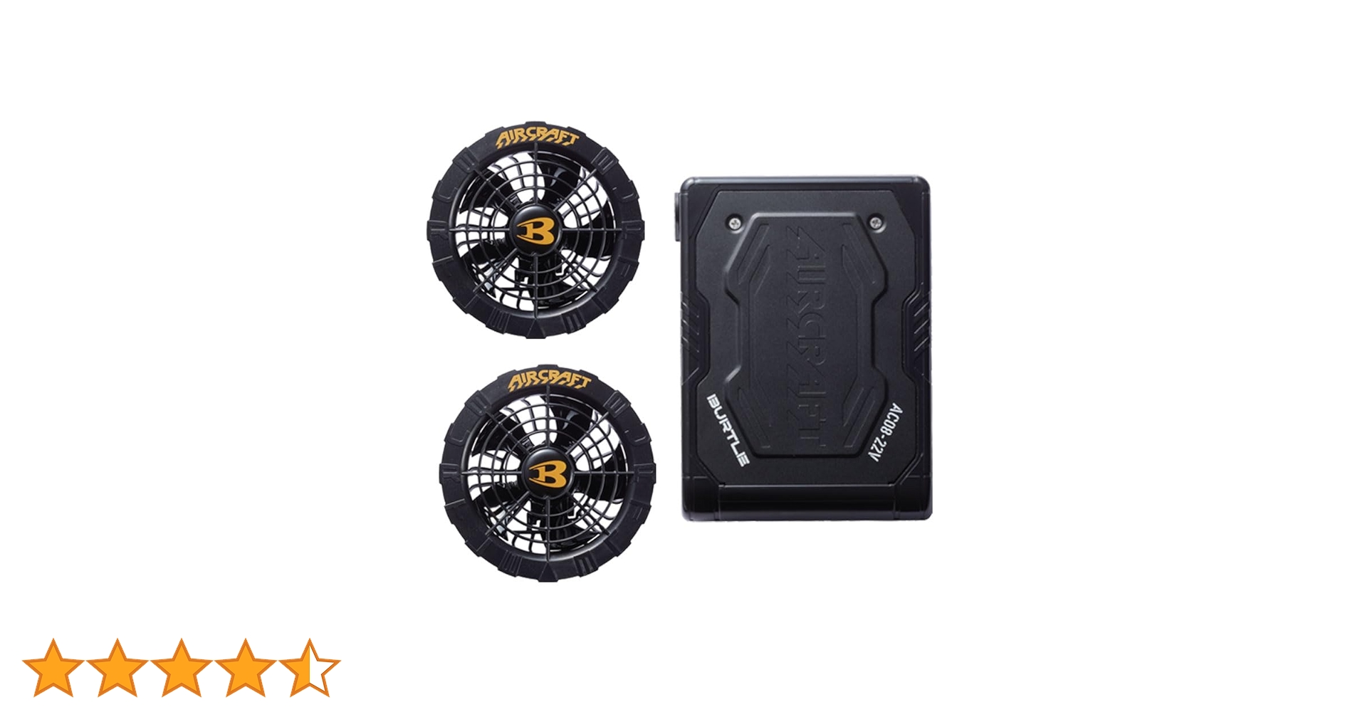 Amazon.co.jp: [バートル] 黒ファン+22Vバッテリーセット AC08+AC08-1